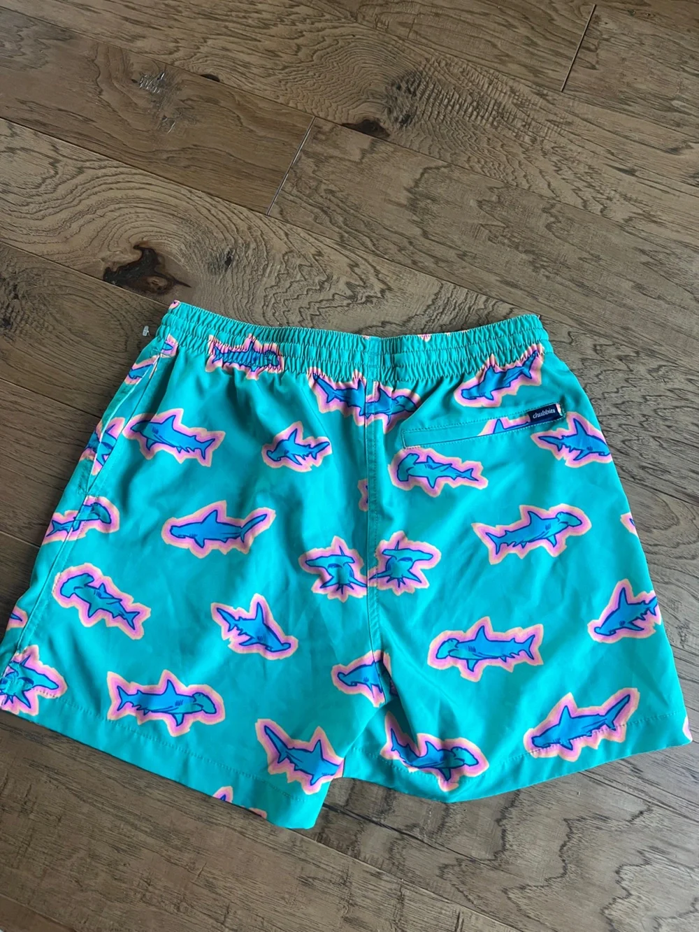 Chubbies Apex Apex Swimmers (missing liner and size tag) Men’s XS Teal Sharks
